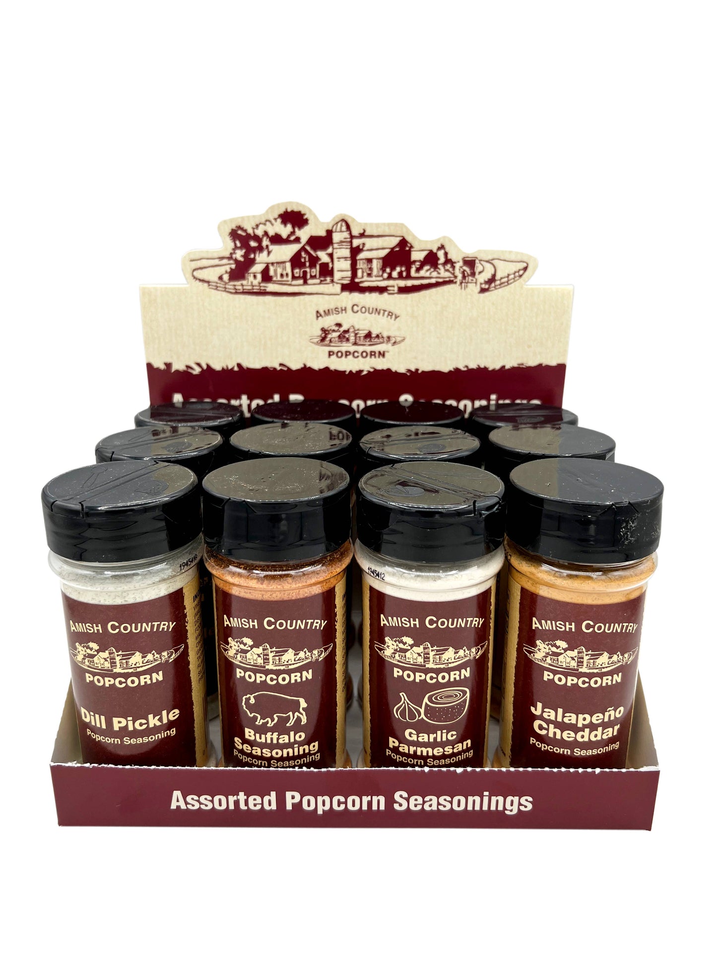 12 Pack Mix Case of Savory and Spicy Seasonings