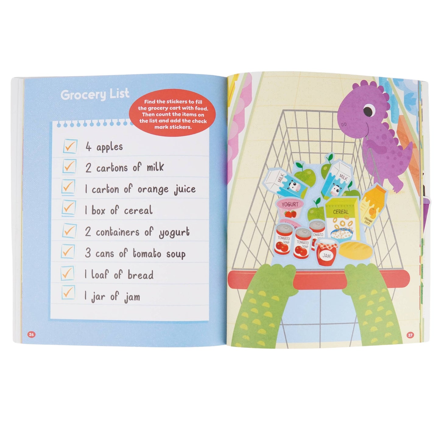 Dinos Love Stickers Activity Book