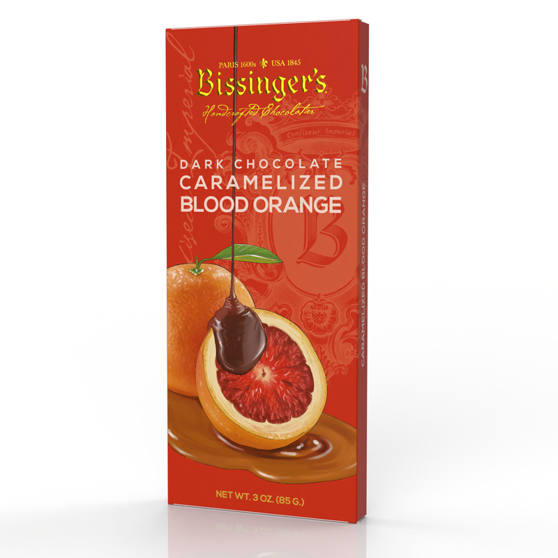 Bissinger's Dark Caramelized Blood Orange Bar - 3 OZ: 3 OZ