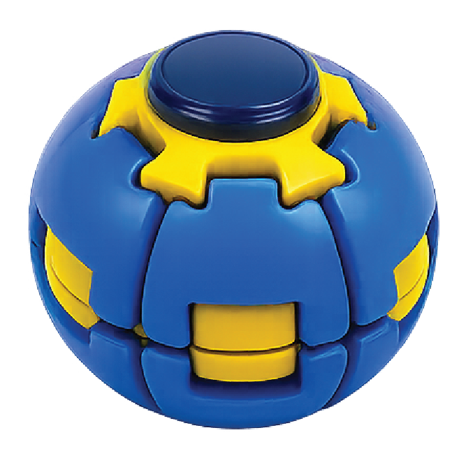 Power Spin Squeeze Fidget Ball Toy Variety - 12/Display: Wholesale Price