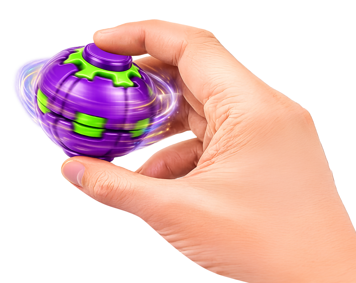 Power Spin Squeeze Fidget Ball Toy Variety - 12/Display: Wholesale Price