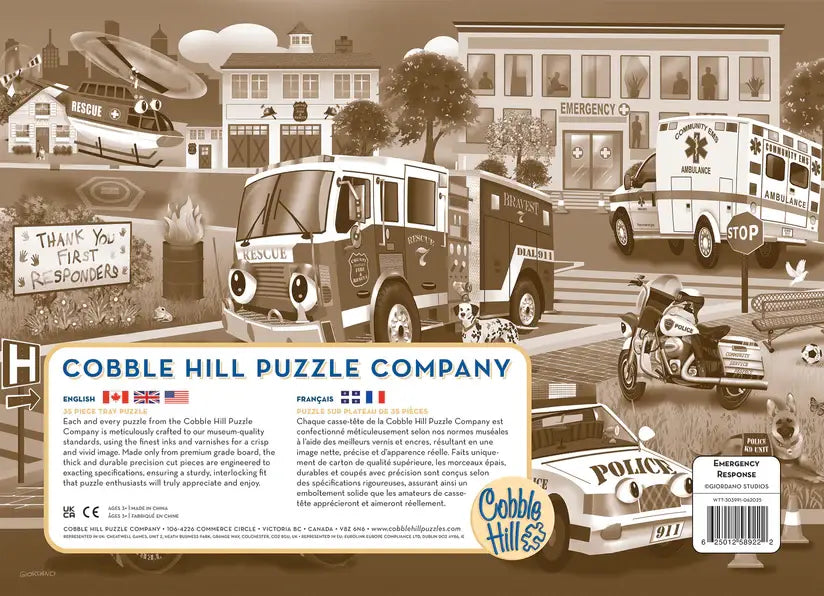 Emergency Response Tray Puzzles - 35-Pieces