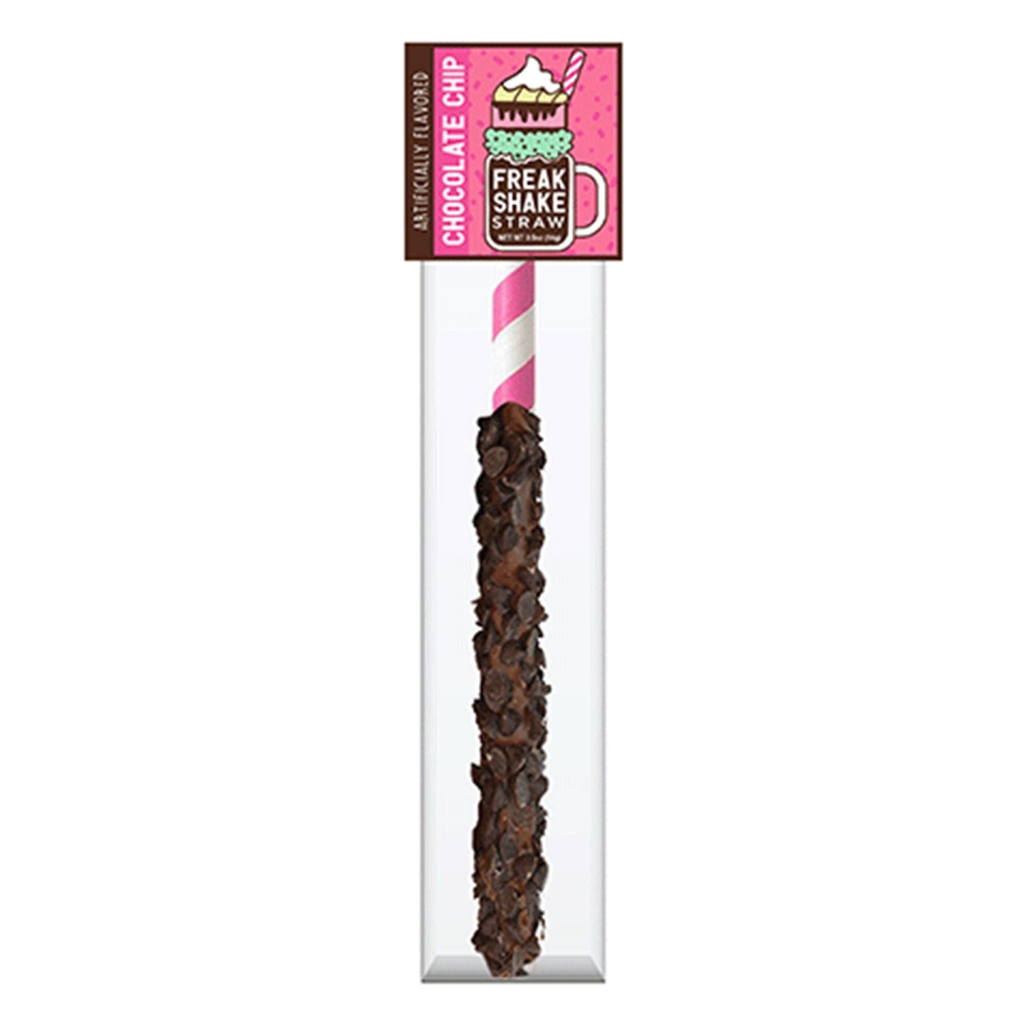 Freak Shake Candy-Coated Drinking Straws: Assortment with display