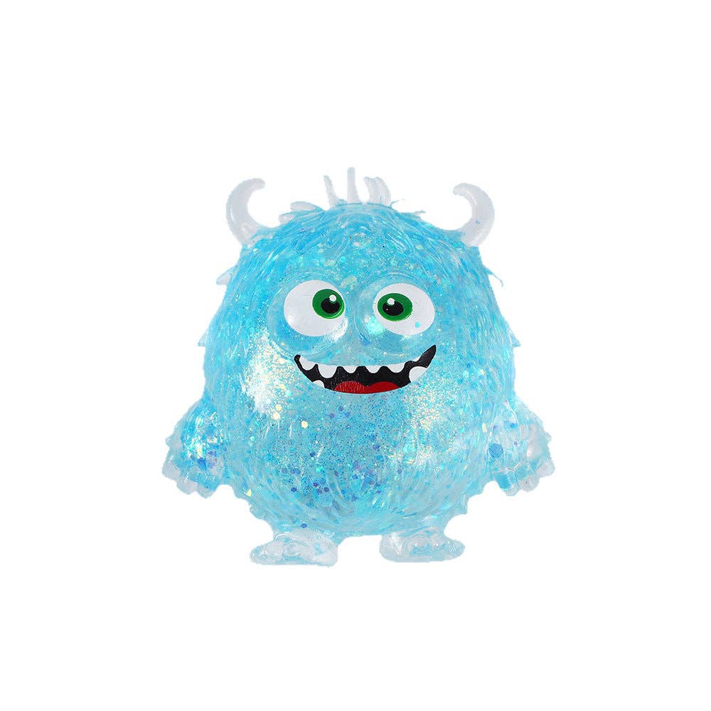 Glitter Monster Squishy Stress Relief Toy: Random color / 1 pc