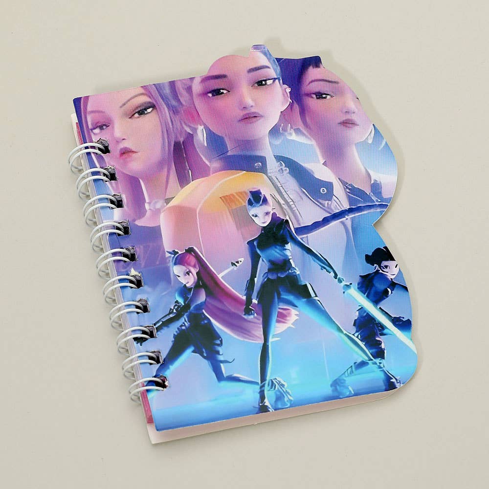 12PCS - Kpop Demon Hunters HUNTRIX Printed Notebook