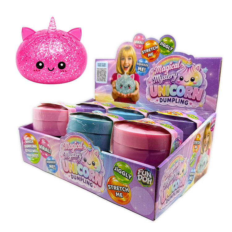 Fun Doh Unicorn Mystery Dumpling Squishy Toy - 12/Display: Wholesale Price