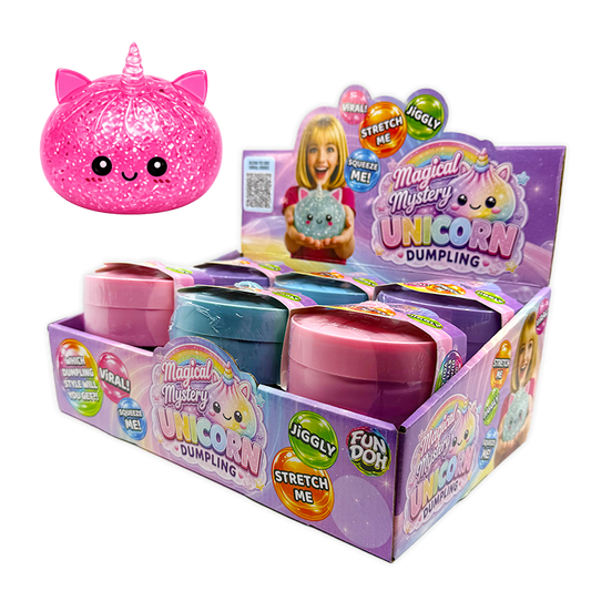 Fun Doh Unicorn Mystery Dumpling Squishy Toy - 12/Display: Wholesale Price