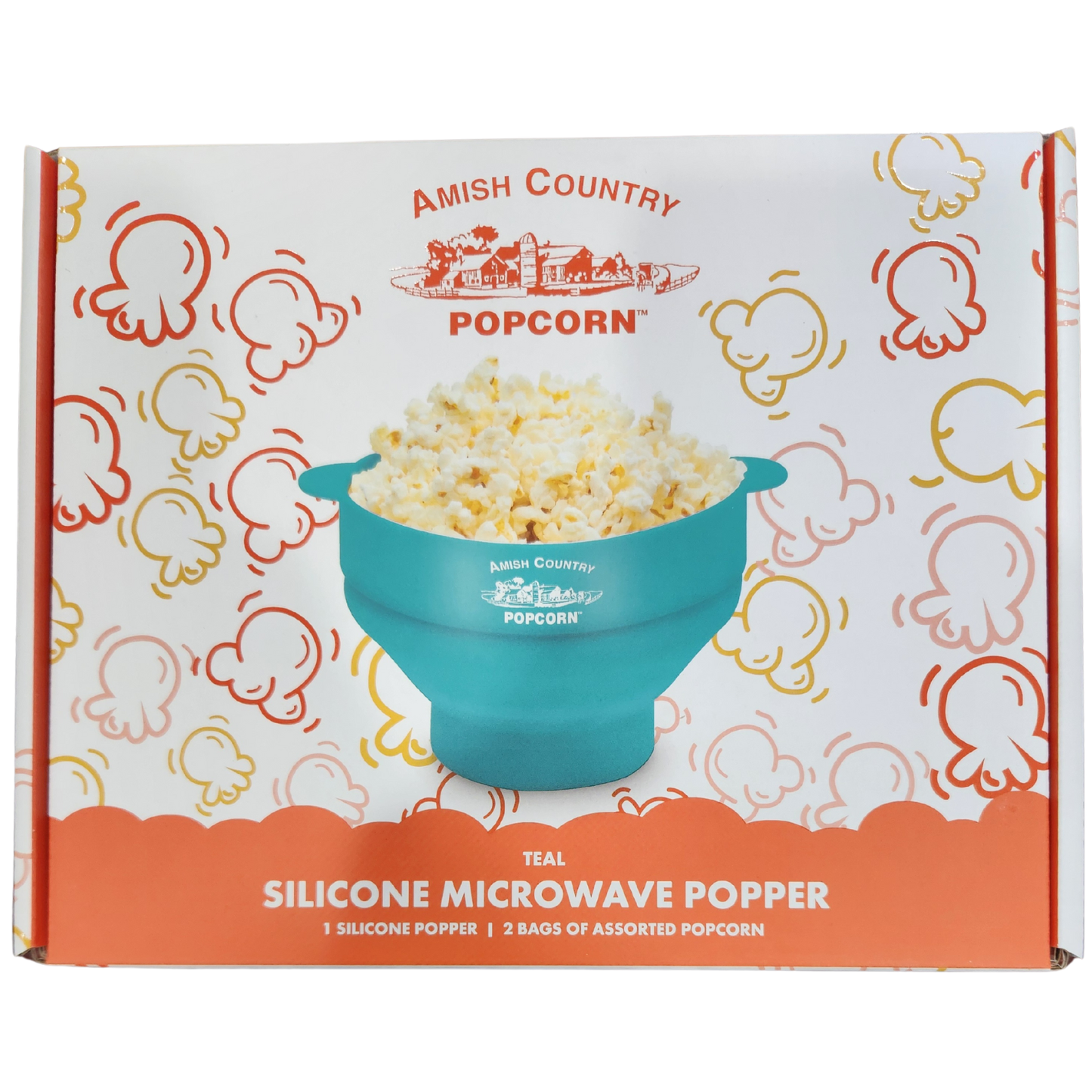 Silicone Microwave Popper: Purple