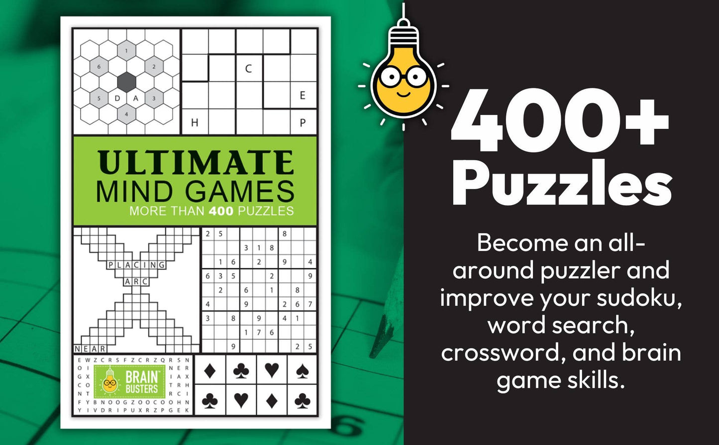 Ultimate Mind Games Adult Puzzle Book