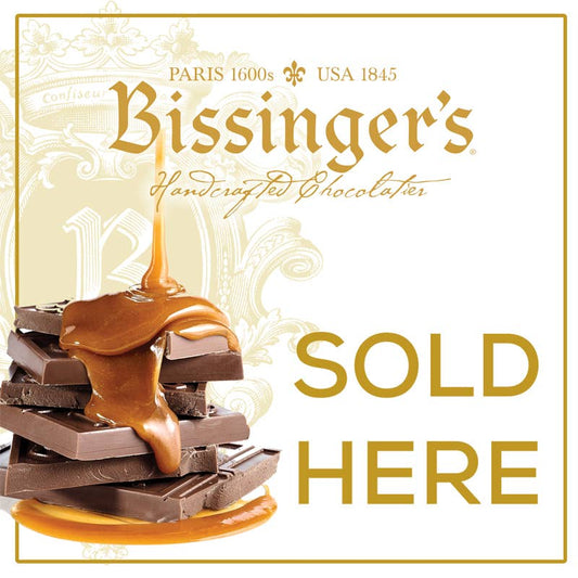 Bissinger's Sold Here - WINDOW CLING 5" x 5"