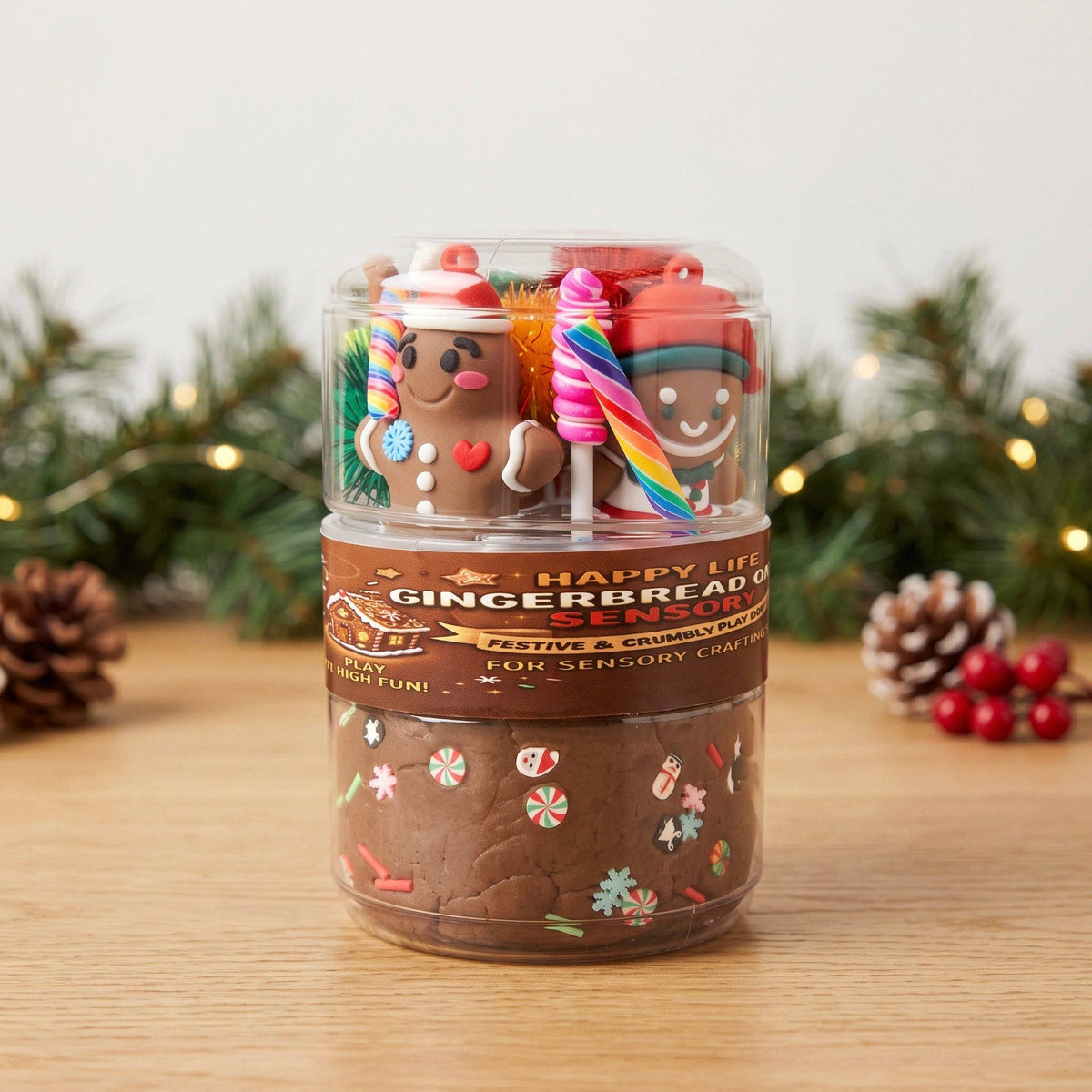 Christmas Dough Jars: 8 oz. Decorate a Tree