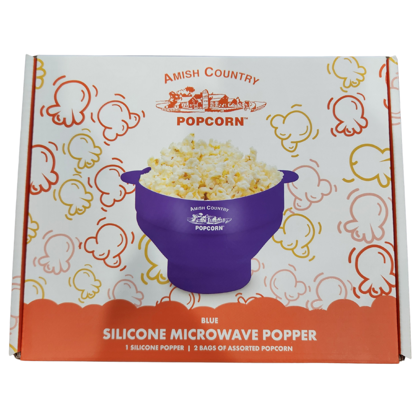 Silicone Microwave Popper: Purple
