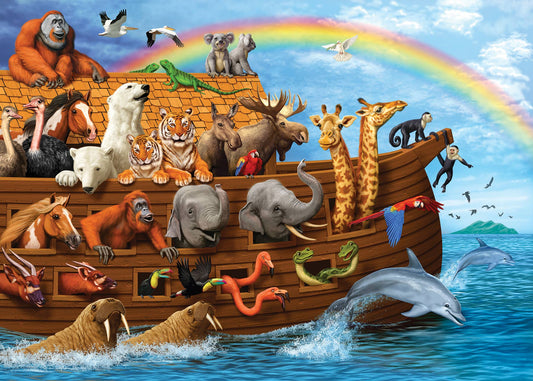 Voyage of the Ark (Tray) 35-Piece Cobble Hill Puzzle
