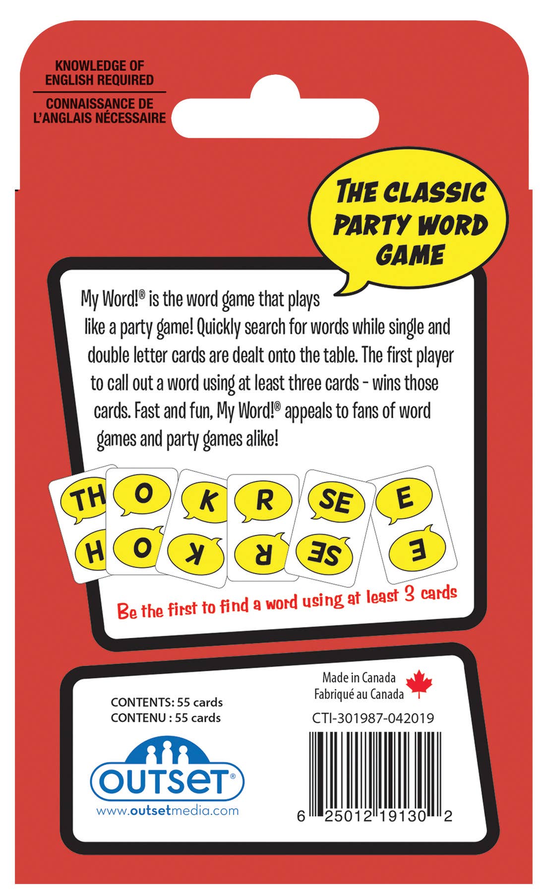 My Word! – The Fast Paced Word Spotting Card Game!