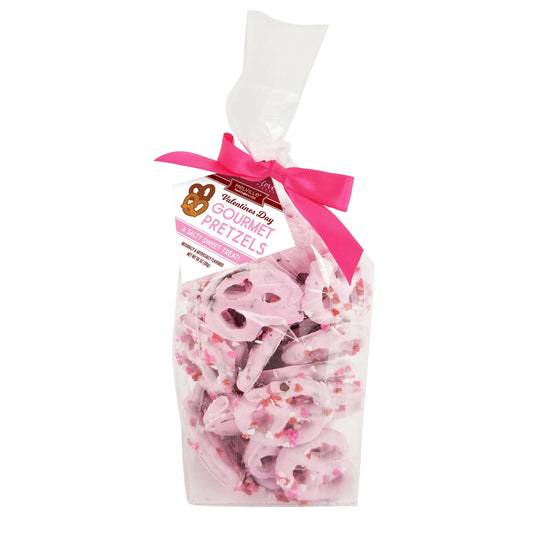 Chocolate Pretzels - Heart Confetti: 12 5oz. bags