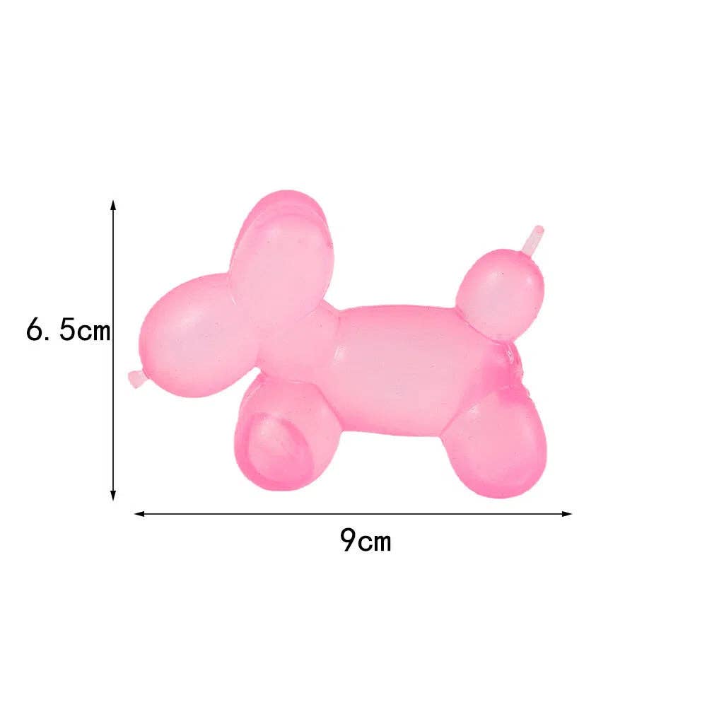 Balloon Dog TPR Squishy Toy Slow Rising Stress Relief Squeeze Toy: Random color / 1 pc