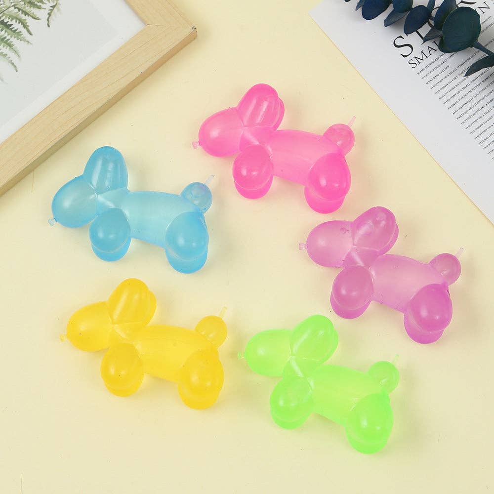 Balloon Dog TPR Squishy Toy Slow Rising Stress Relief Squeeze Toy: Random color / 1 pc