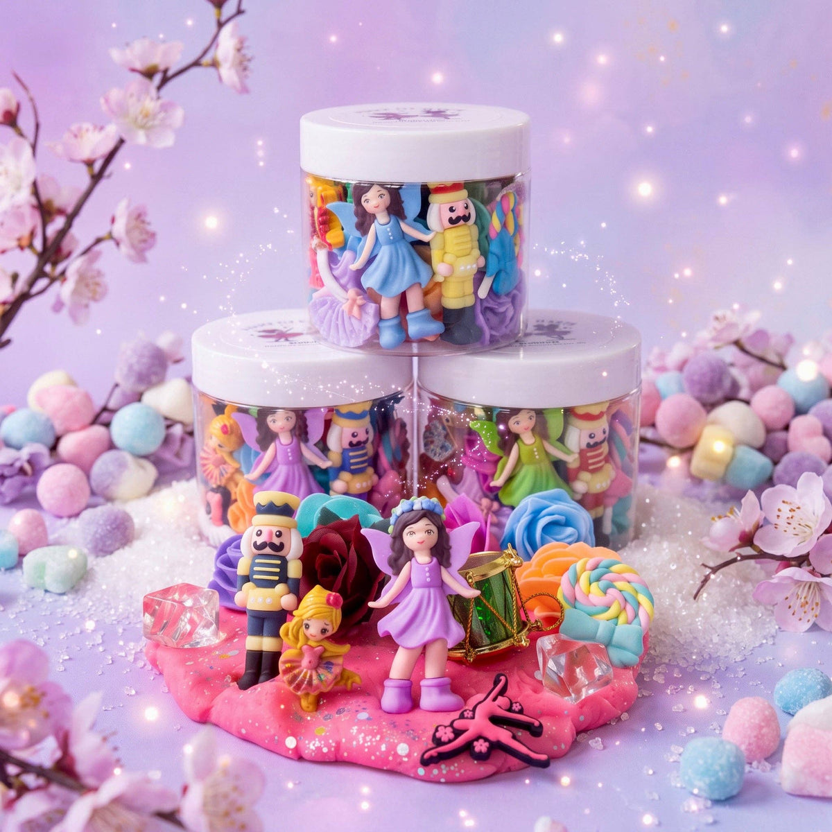 6 oz. " Sugar Plum Fairy" Dough Jar