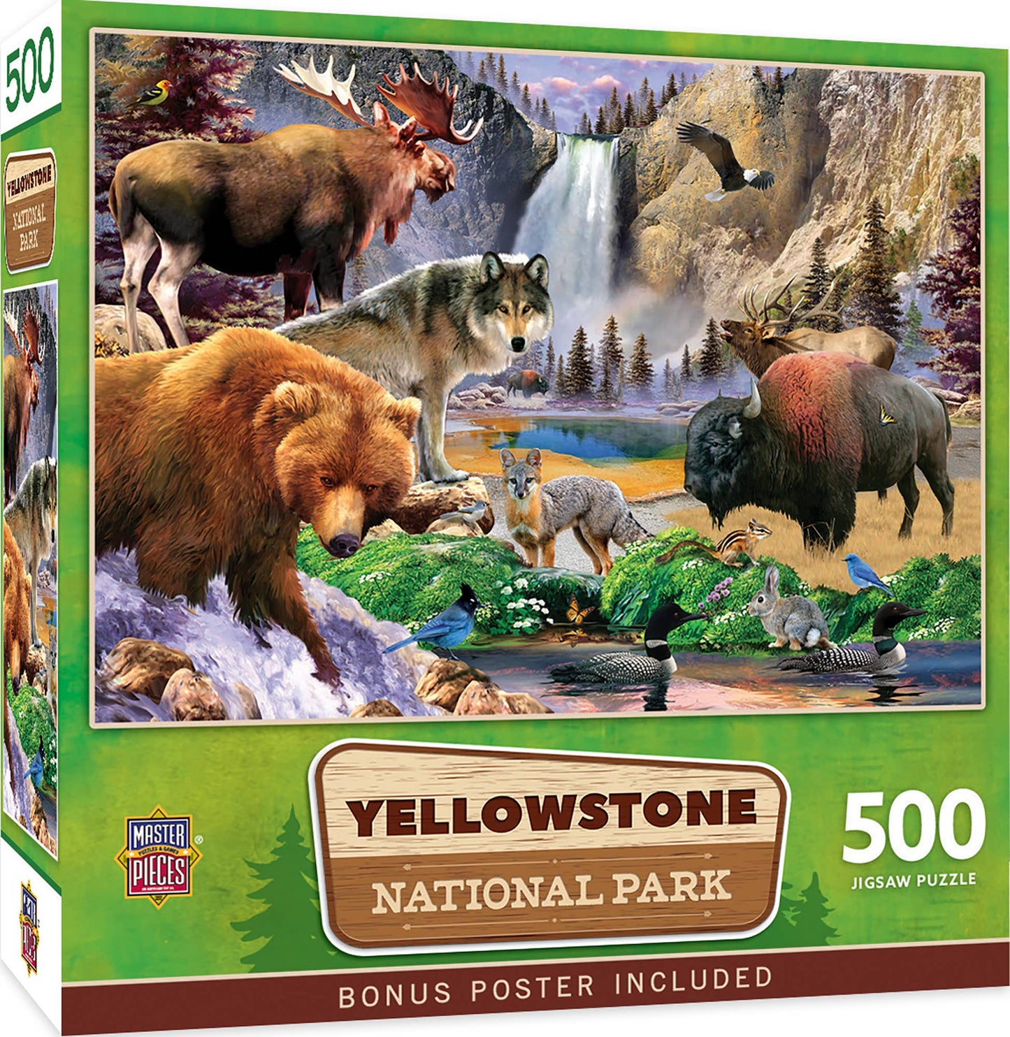 Yellowstone National Park 500 Piece Puzzle