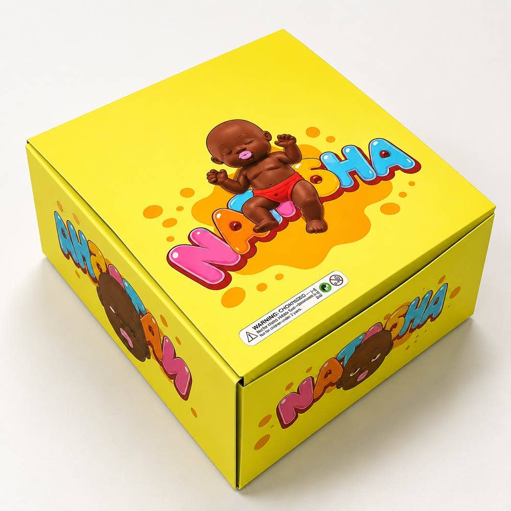 12PCS - Glittered Figure Doll Squeeze Stress Relief Toy