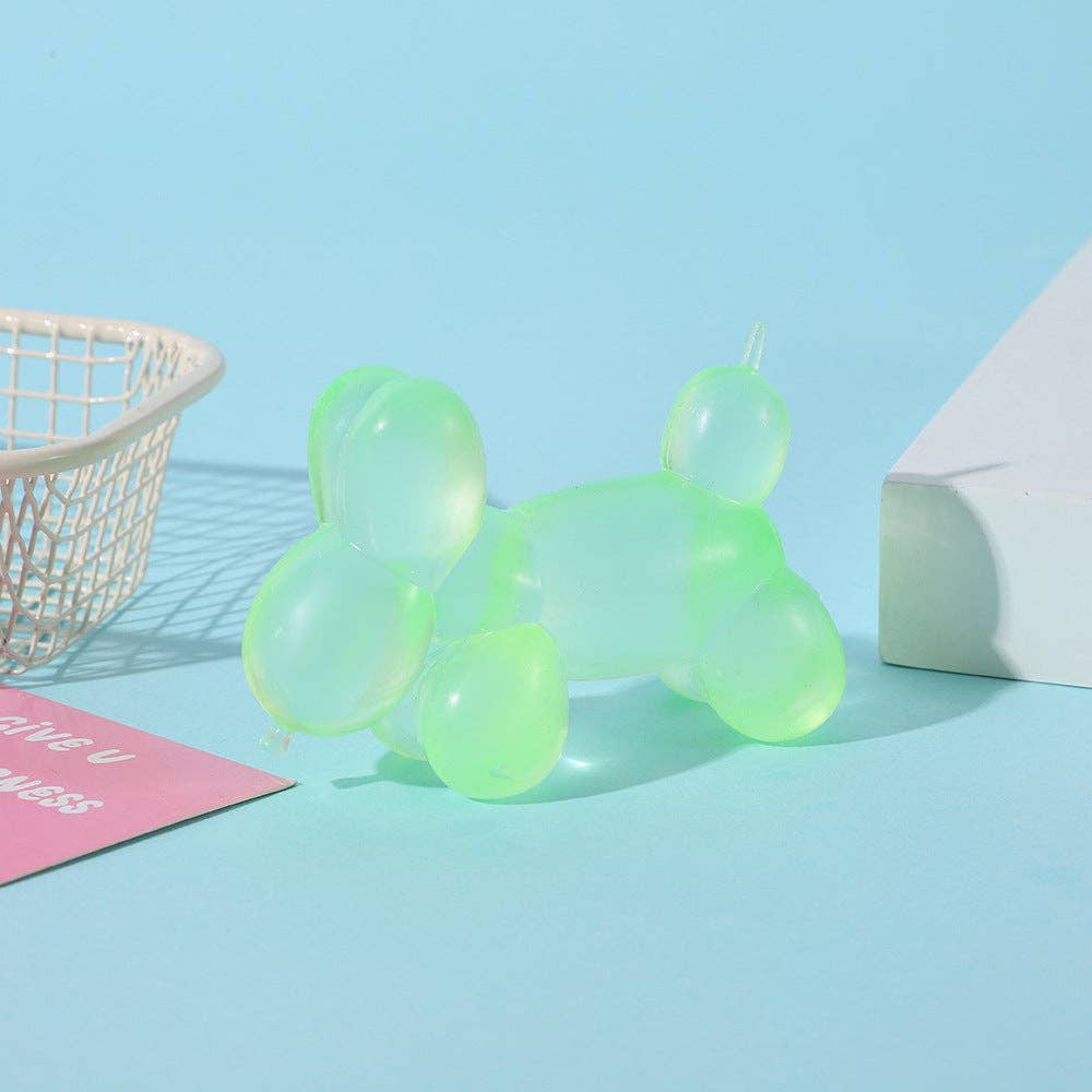 Balloon Dog TPR Squishy Toy Slow Rising Stress Relief Squeeze Toy: Random color / 1 pc
