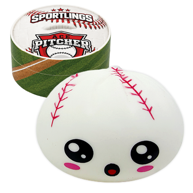 Fun Doh Sports Dumpling Squishy Fidget Toy - 12/Display: Wholesale Price