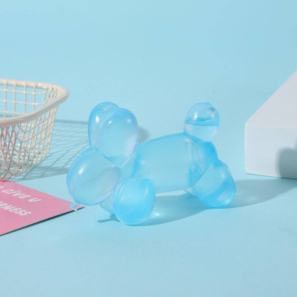 Balloon Dog TPR Squishy Toy Slow Rising Stress Relief Squeeze Toy: Random color / 1 pc