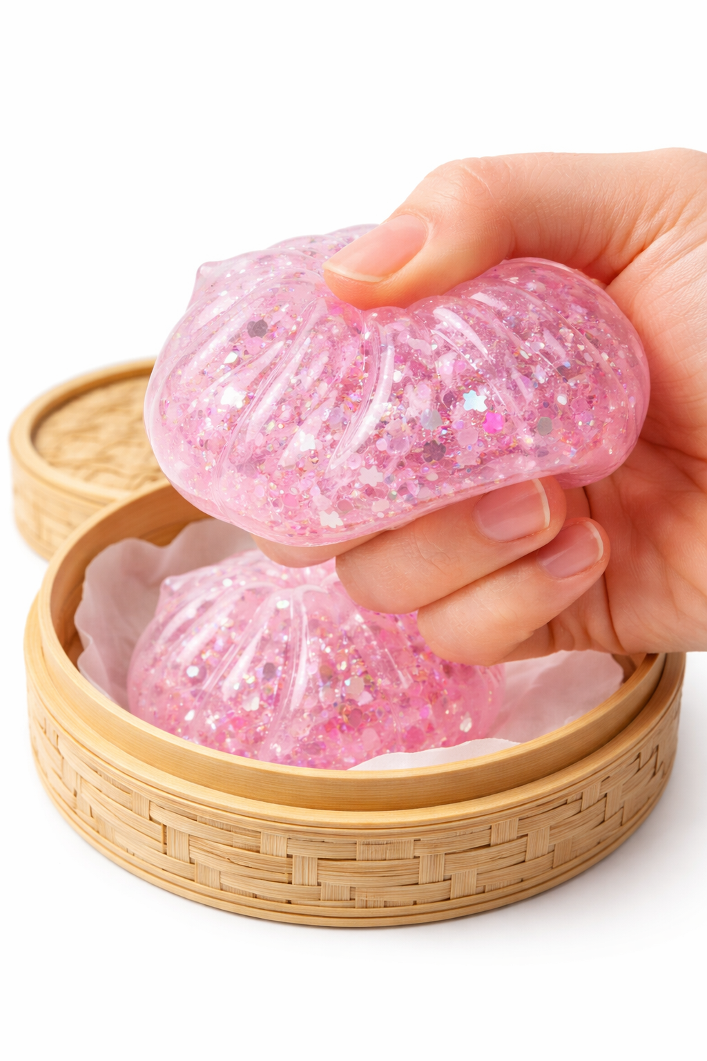 Glitter Bun Squishy Steamed Dumpling - Assorted