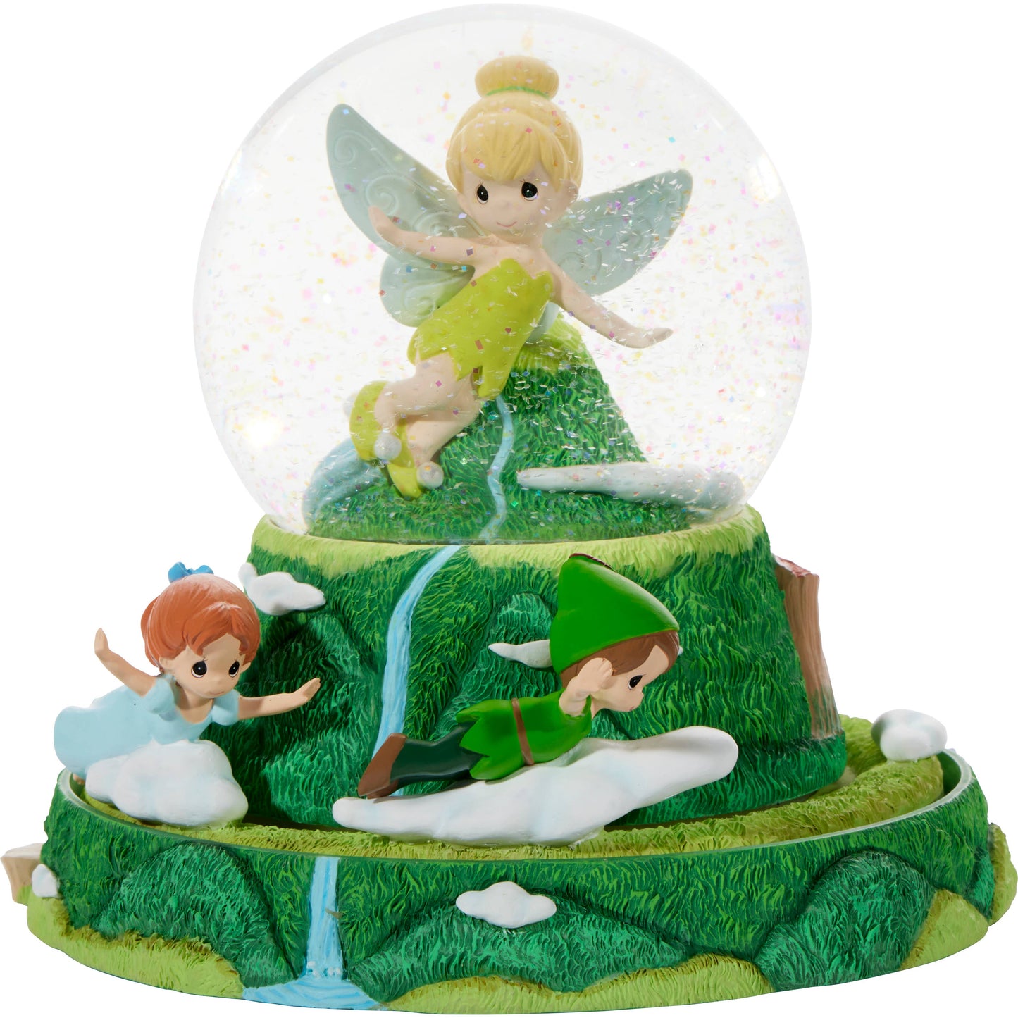 Faith, Trust, And Pixie Dust Musical Snow Globe