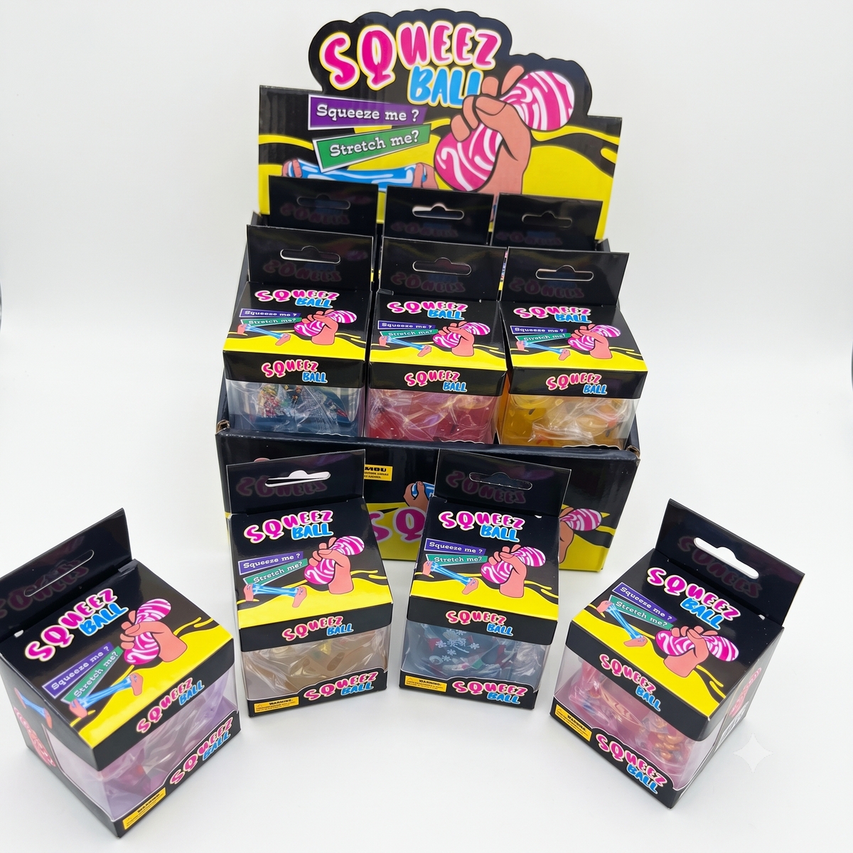 Christmas Confetti Cube Maltose Squishy Sensory Fidget Toy