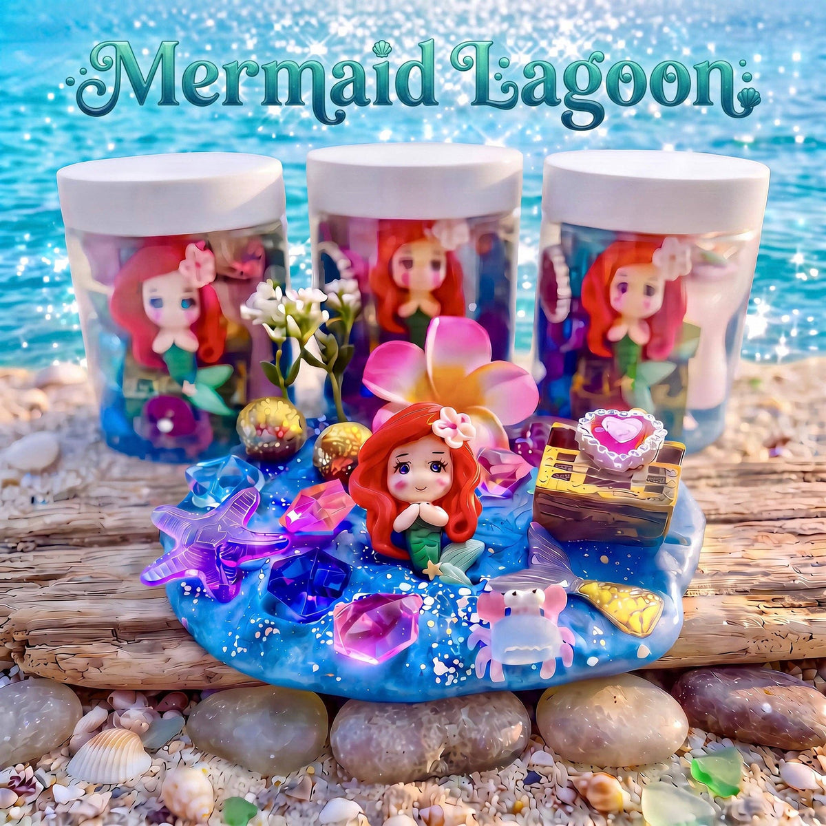 8 oz. Sensory Dough Jars: Unicorn