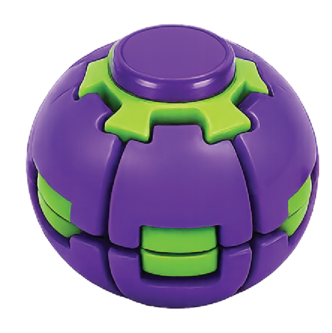 Power Spin Squeeze Fidget Ball Toy Variety - 12/Display: Wholesale Price
