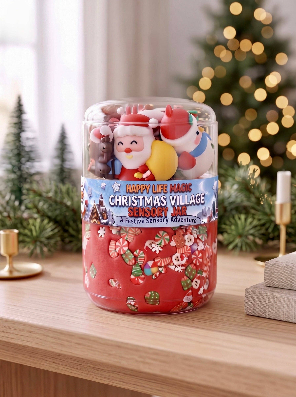 Christmas Dough Jars: 8 oz. Make a Gingerbread Cookie